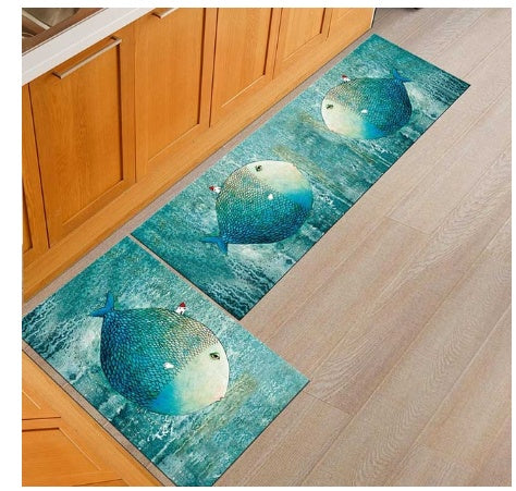Floor mats, non-slip, oil-proof, household machine washable door mats, bathroom, bathroom, bedside rugs - My Store