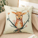 Fabric Decoration Supplies Car Gift Linen Printed Pillows Bedside Cushion Couch Pillow - My Store