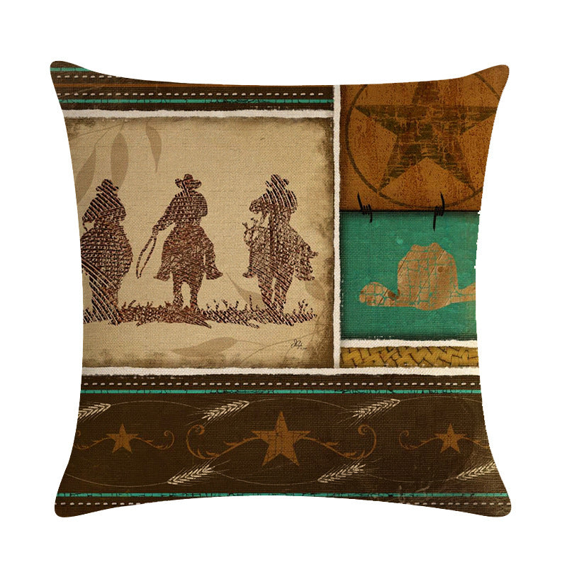 Cowboy Decorative Throw Pillows Cushion Covers - My Store