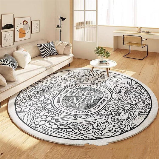Round Carpet Large Area Rugs For Living Room Bedside Floor Mat - My Store