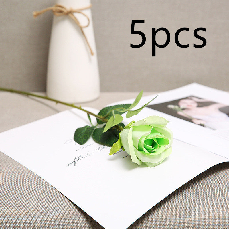 Artificial Red Rose Flowers Living Room Home Decoration Flowers Bouquet - My Store