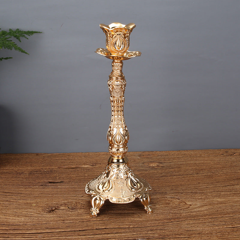 Tulip Candle Holder Candle Holder European Style Candlelight Dinner Props - My Store