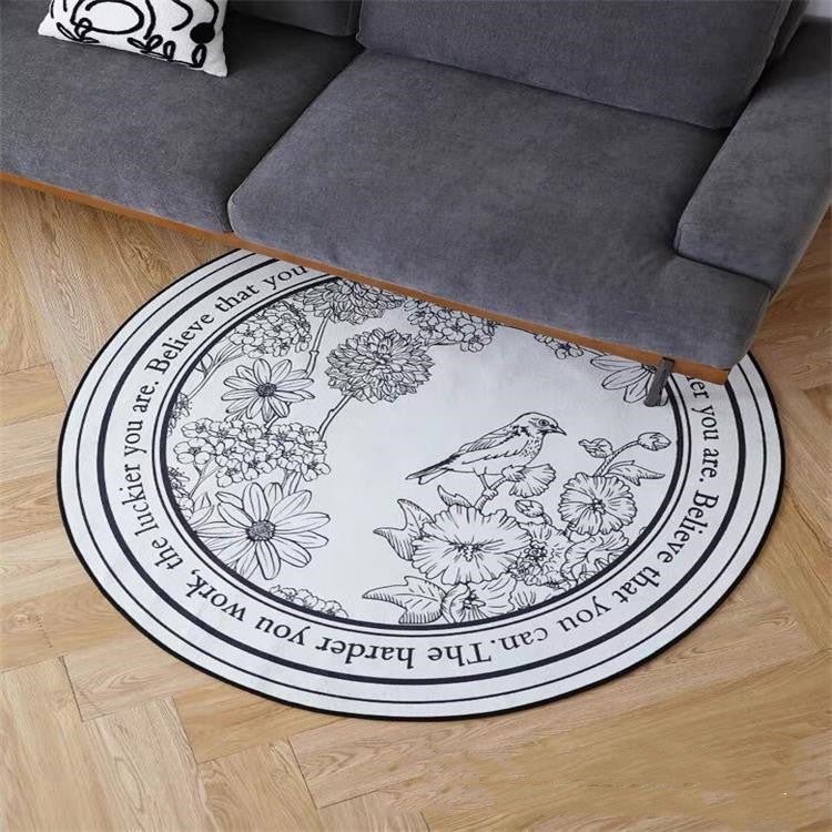 Round Carpet Large Area Rugs For Living Room Bedside Floor Mat - My Store