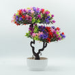 Potted Table Decoration With Artificial Flowers - My Store