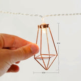 Wrought iron water diamond hour light string - My Store