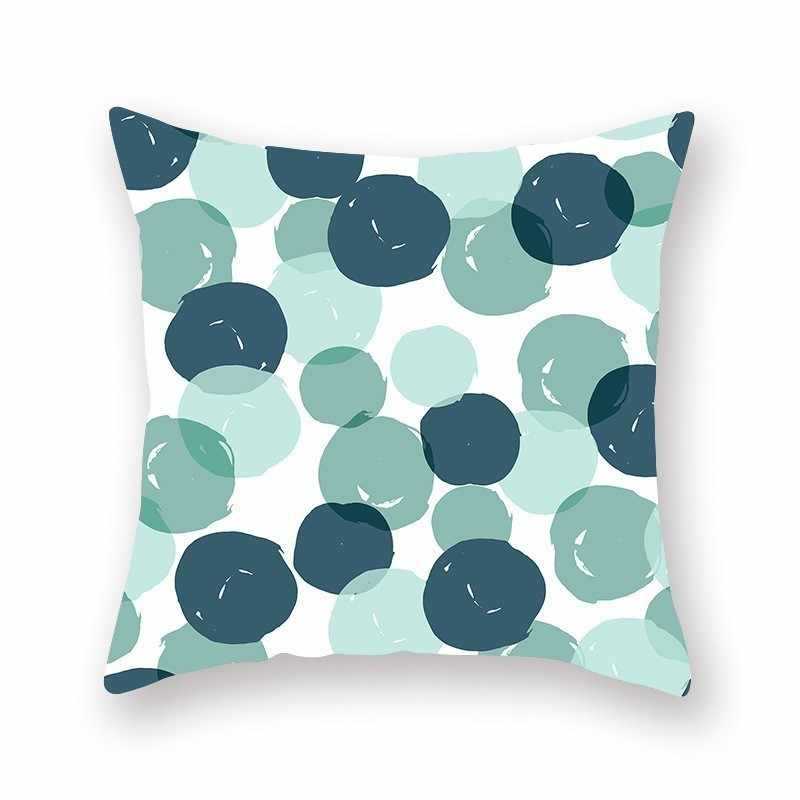 Green geometric pillow cushion cover sofa cushion - My Store