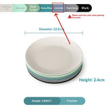 Creative Commercial Plastic Round Dinner Plates - My Store