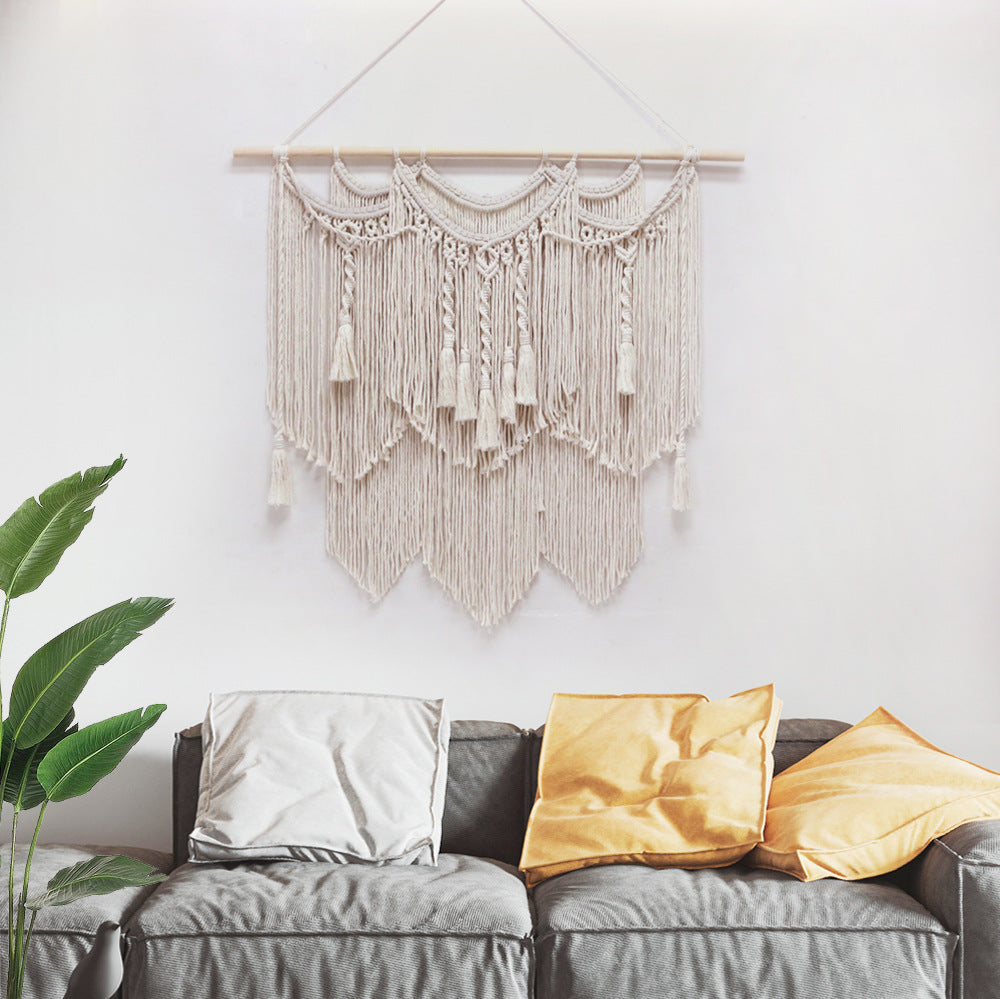 Wall Decor Hanging Piece Wall Hanging Tassel Tapestry - My Store