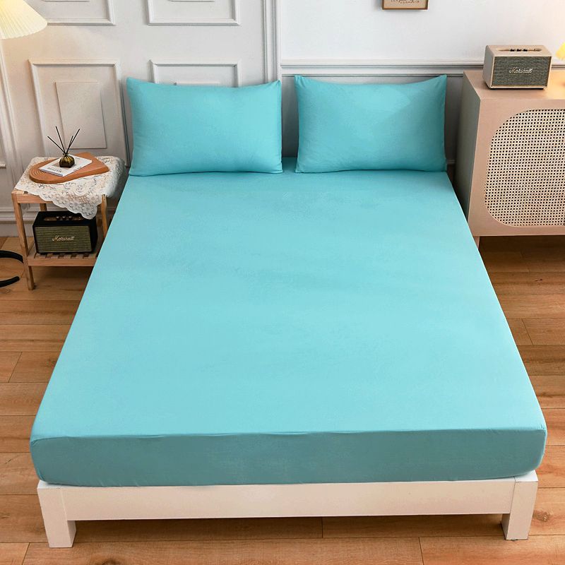 Students Cotton Bed Sheets Fitted Sheet Pillow Case - My Store