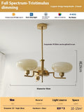 Living Room Chandelier Retro Cream Bedroom Dining Room Lamps - My Store