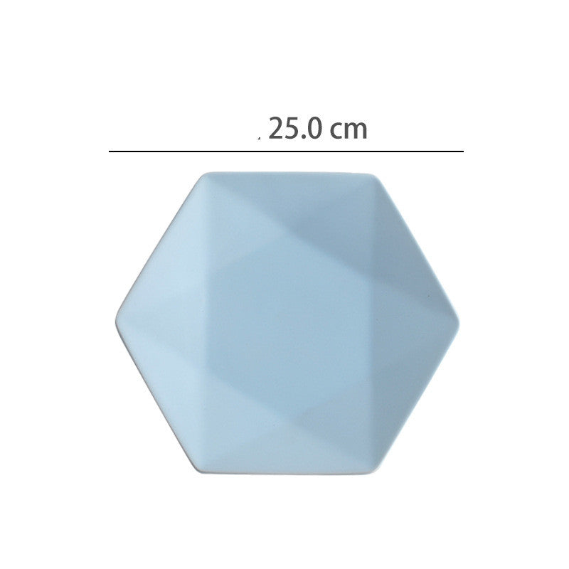 Irregular household ceramic plates - My Store