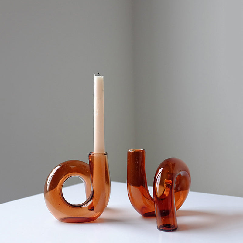 Glass candle holder - My Store