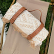 New Chessboard Plaid Knitted Thickened Camping Rugs Picnic Mat Fashion Tassel - My Store
