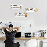 Office Inspirational Wooden Hanging Wall Decoration Frame Pendant Hanging Wall Hanging - My Store