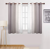 Gradient Sheer Curtain For Balconies Ready Made Blackout Curtains And Sheer Curtains - My Store