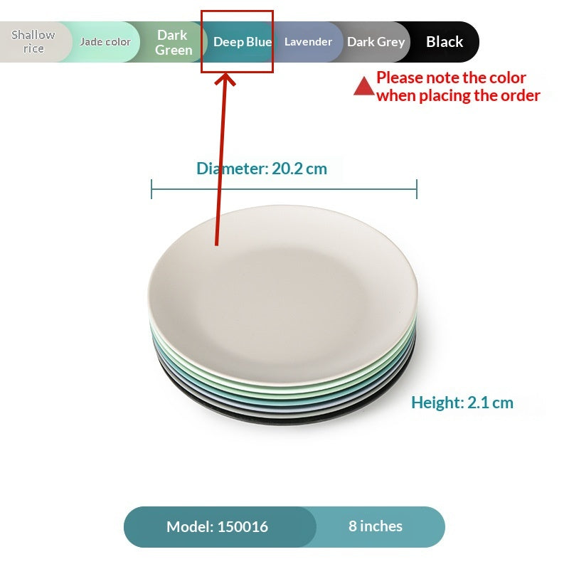 Creative Commercial Plastic Round Dinner Plates - My Store