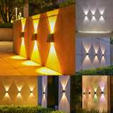 Solar Outdoor Wall Lamp Courtyard Decoration Atmosphere Wall Lamp - My Store