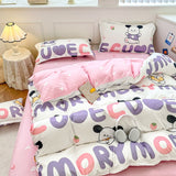 Household Pure Cotton Fashion Minimalist Bed Sheets - My Store