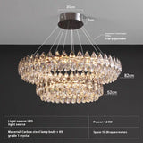 Crystal Modern Room French Villa Restaurant Lamps - My Store