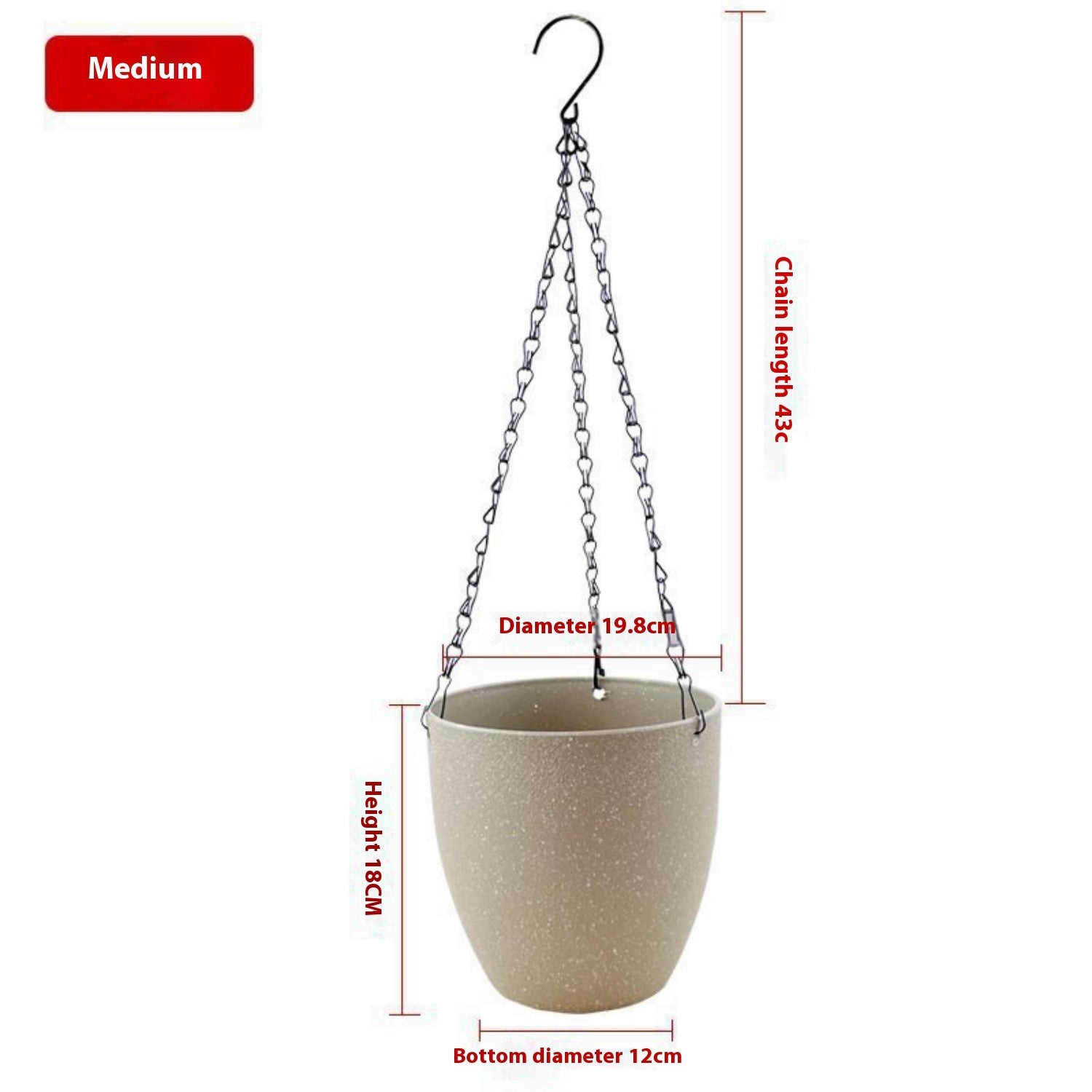 Hanging Wall Hanging Flower Pot Chlorophytum Comosum - My Store