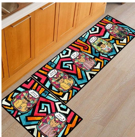 Floor mats, non-slip, oil-proof, household machine washable door mats, bathroom, bathroom, bedside rugs - My Store