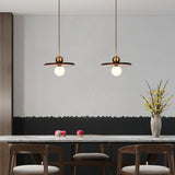 Walnut Dining Room Chandelier Creative Personality Retro Lamps - My Store
