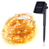 100 200led solar copper wire string light - My Store