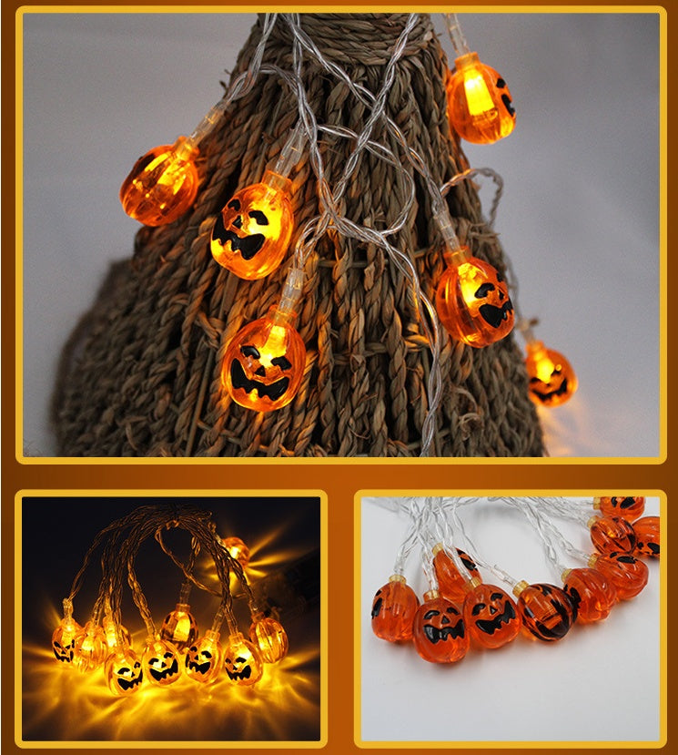 Halloween Decoration Pumpkin Light LED String Lights Lantern - My Store