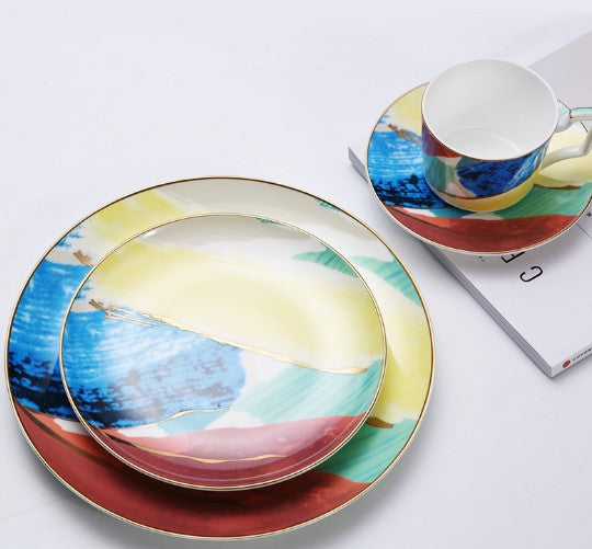 Watercolor Dessert Plates - My Store