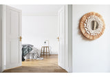 Hand-woven Raffia Mirror Wall Decoration - My Store