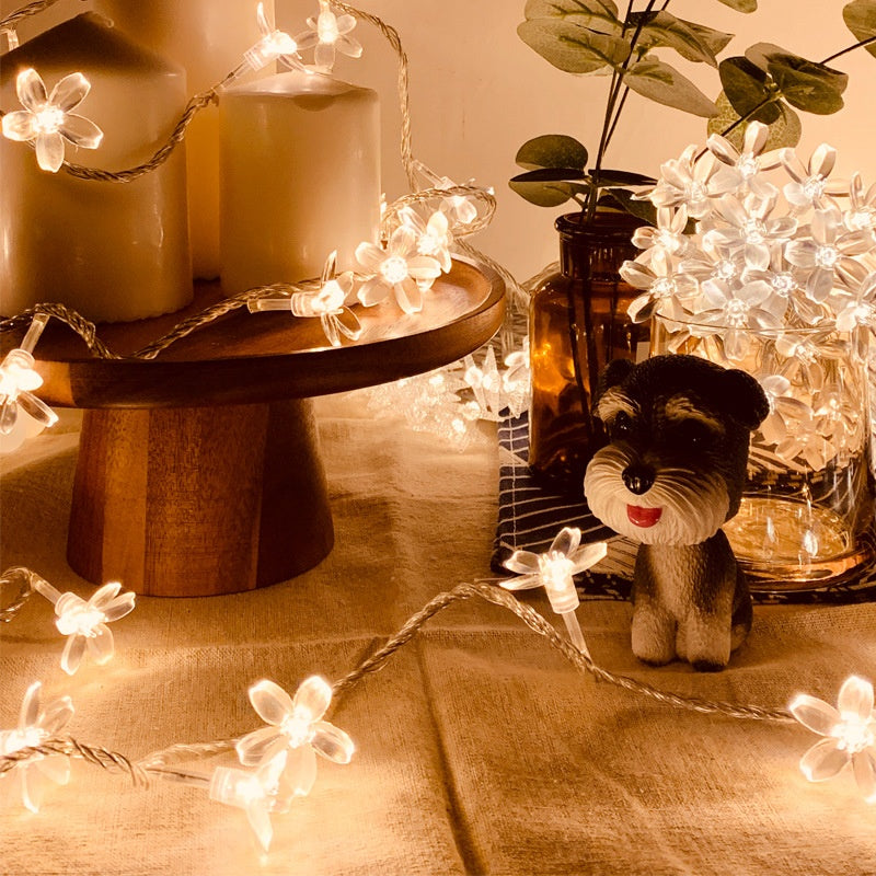 Sakura Small Colored Lights Flashing Light String Light Starry Room Bedroom Camping - My Store