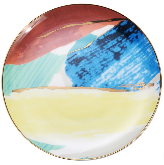 Watercolor Dessert Plates - My Store