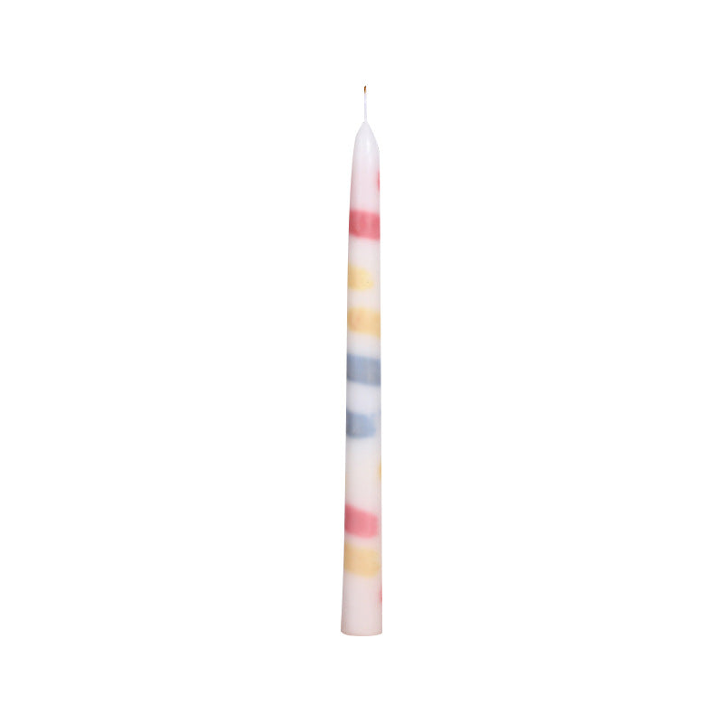 Watercolor Candle Long Brush Holder Candlestick Candle - My Store