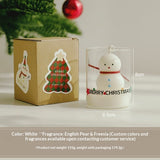 Santa Claus-themed Glass Holders Soy Wax Candles - My Store