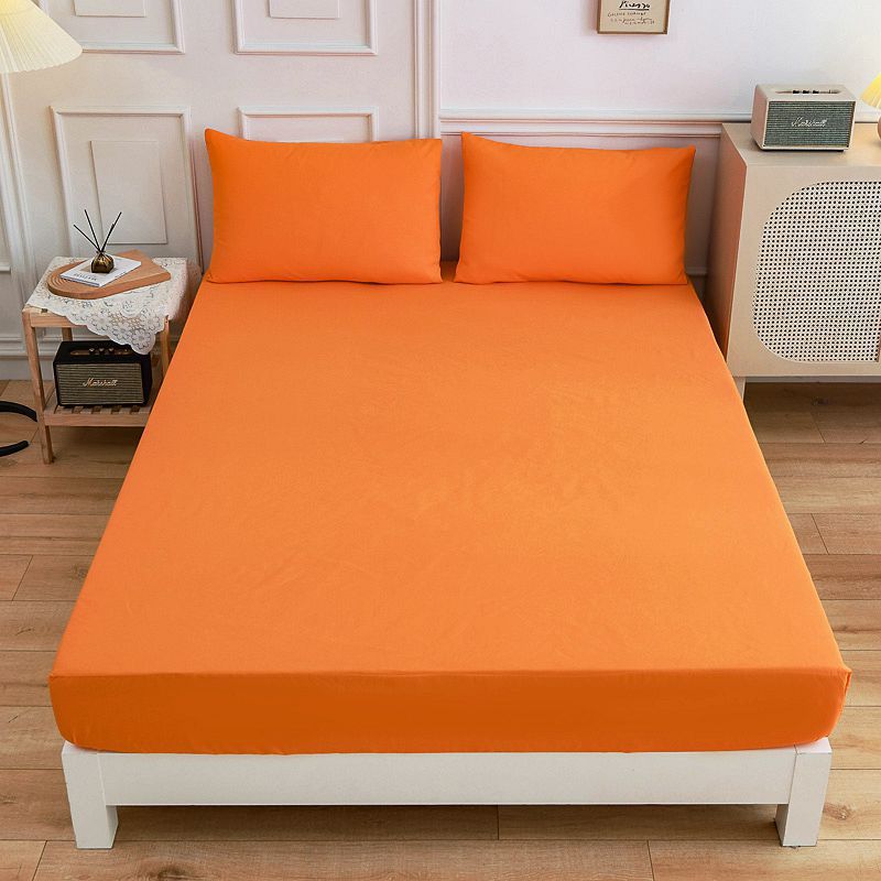 Students Cotton Bed Sheets Fitted Sheet Pillow Case - My Store