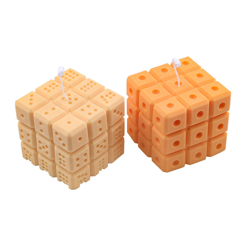New Silicone Square Dice Candle Mold Aromatherapy Candle - My Store