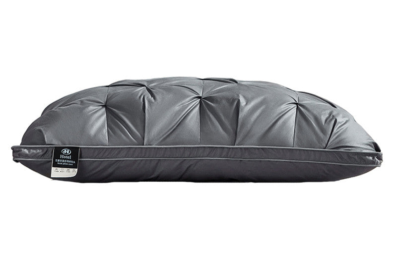 A Pair Of Feather Pillows And White Goose Single Neck Guards - My Store