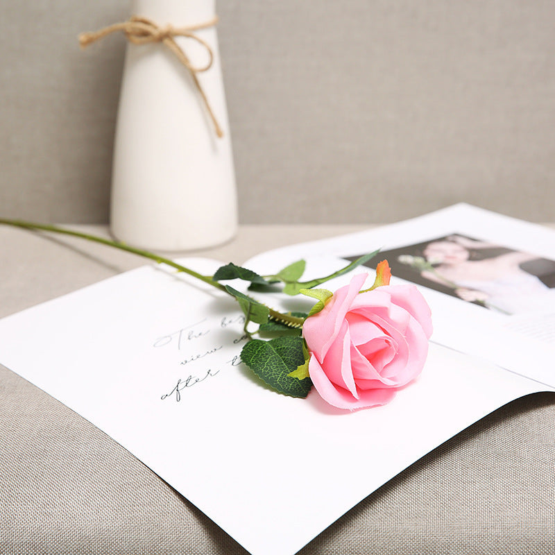 Artificial Red Rose Flowers Living Room Home Decoration Flowers Bouquet - My Store