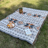 Bohemian Knitted Chenille American Outdoor Camping Rugs - My Store