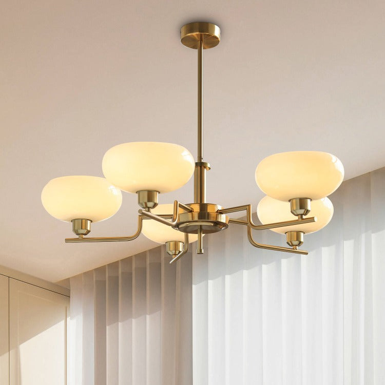 Living Room Chandelier Retro Cream Bedroom Dining Room Lamps - My Store