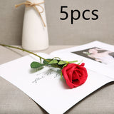 Artificial Red Rose Flowers Living Room Home Decoration Flowers Bouquet - My Store