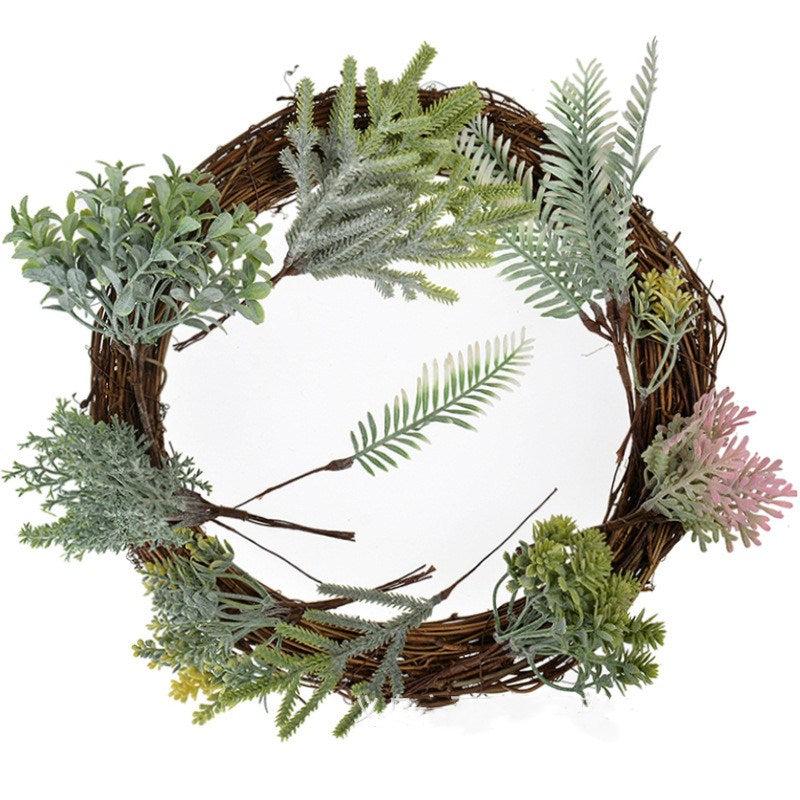 Artificial Plant Background Wall Accessories And Materials Artificial Plastic Artificial Flowers - My Store