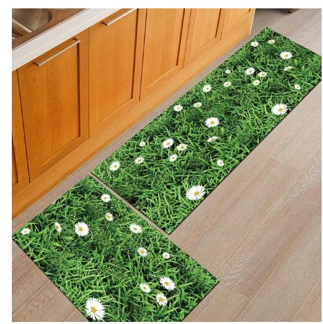 Floor mats, non-slip, oil-proof, household machine washable door mats, bathroom, bathroom, bedside rugs - My Store