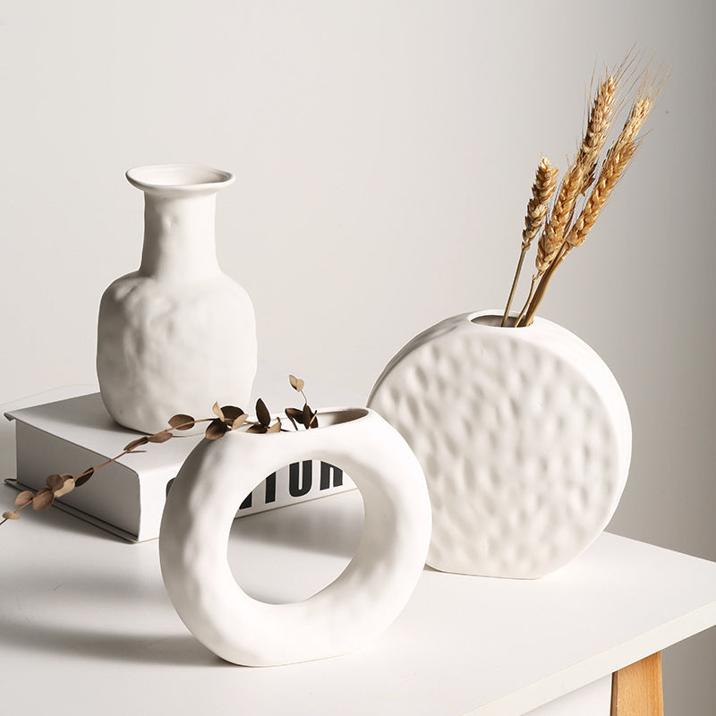 Scandinavian Style Simple Primitive Ceramics Vases Ornaments - My Store