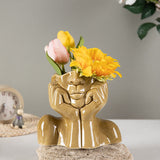 Home Decor Ceramic Vases Flower Vase Sculpture Crafts - My Store