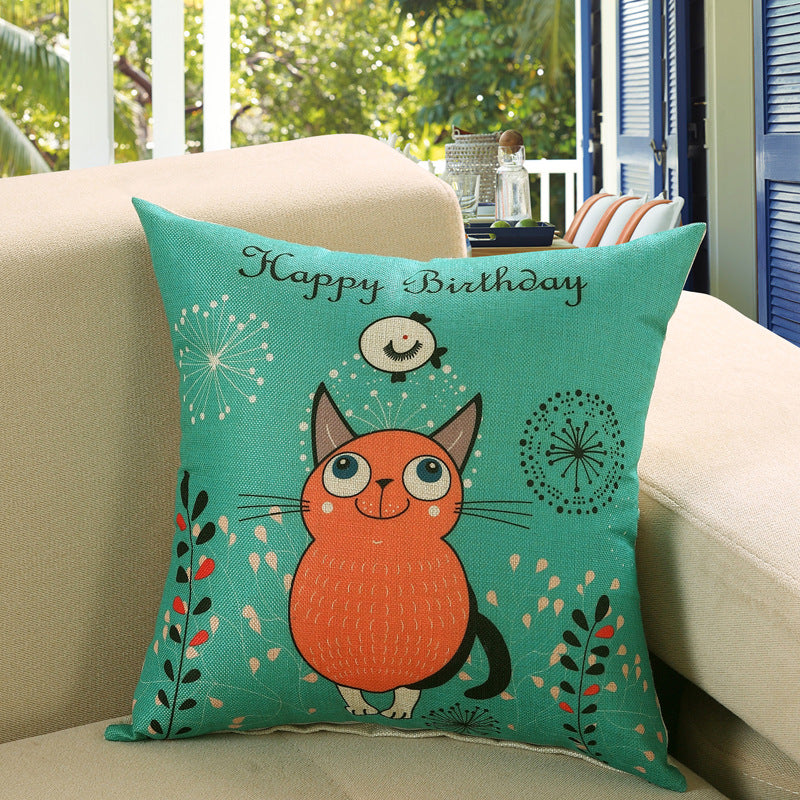Printed sofa cushion cover - My Store
