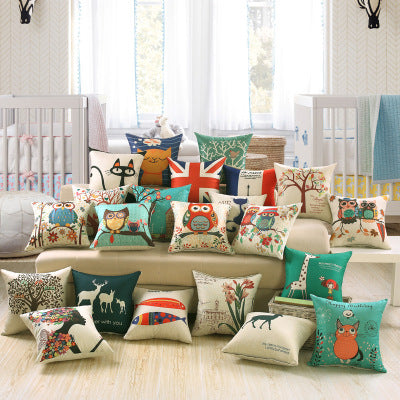 Printed sofa cushion cover - My Store