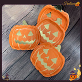 Disposable Dinner Plates DIY Pumpkin Halloween Paper Plates - My Store