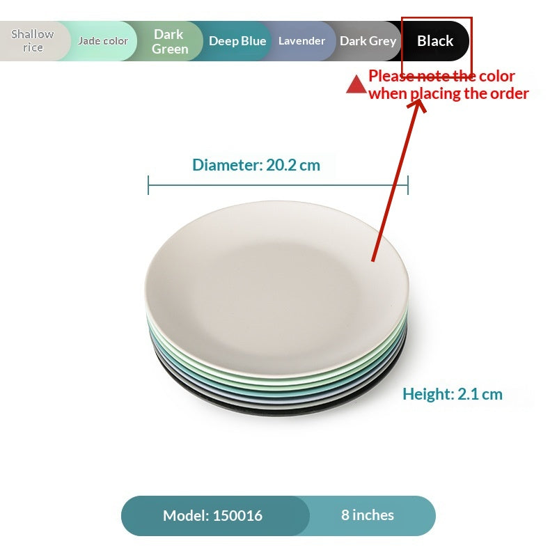 Creative Commercial Plastic Round Dinner Plates - My Store
