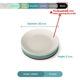 Creative Commercial Plastic Round Dinner Plates - My Store